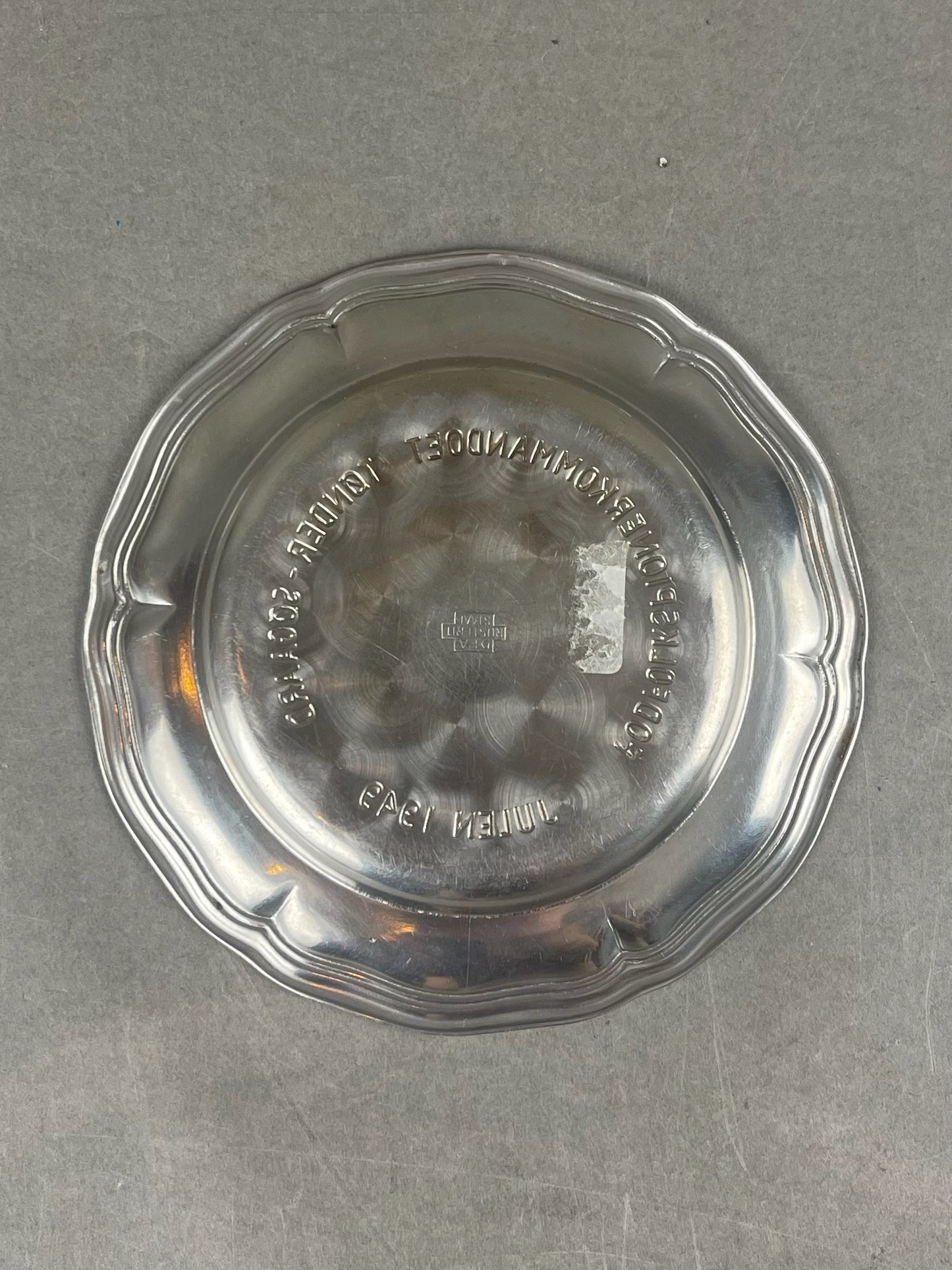 Blandet Lot af danske militær platter. Original.
