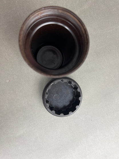 WW2 Tysk "Zunderbuchse 2L" Bakelit Beholder til Tændsats. Godt stemplet. Original.