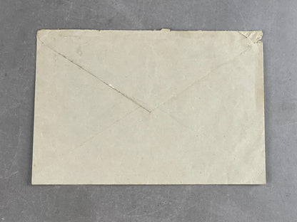 WW2 Tysk Kuvert. Godt stemplet og frankeret. Original.