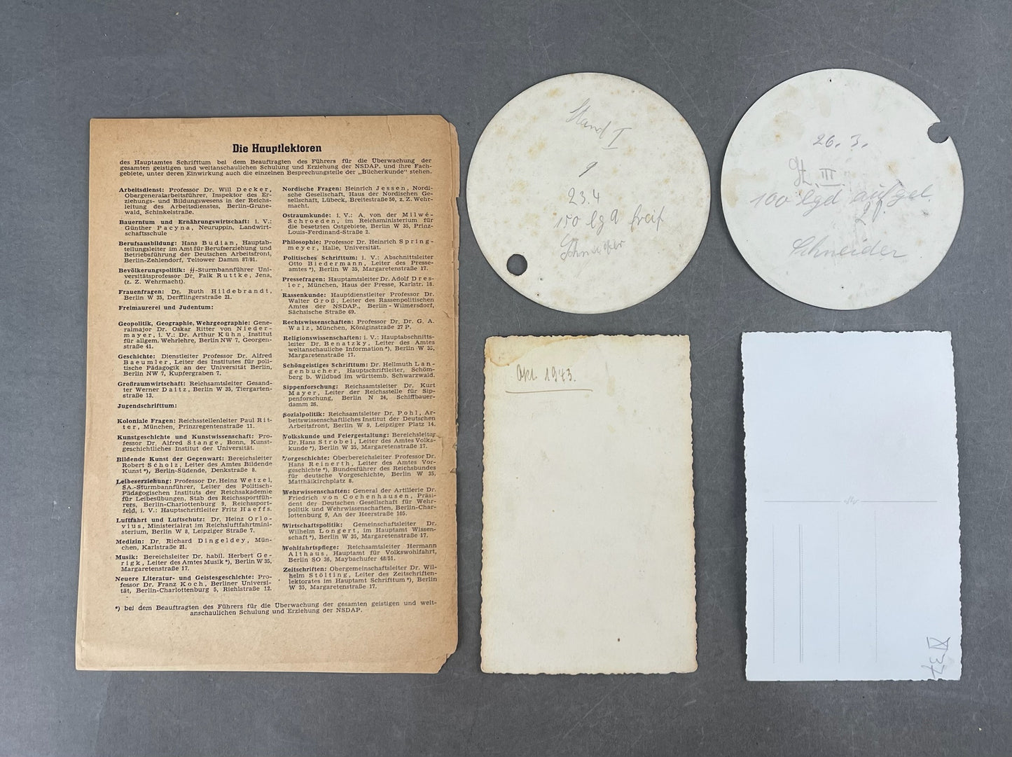 WW2 Tysk Blandet Lot. Original.