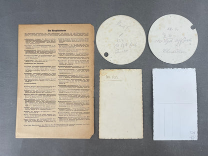 WW2 Tysk Blandet Lot. Original.
