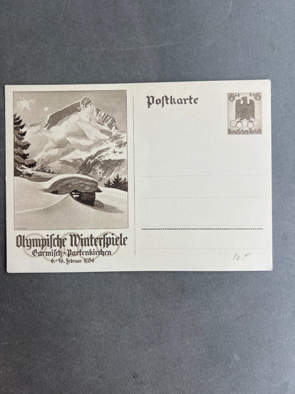 WW2 Tysk Postkort. Original.