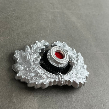 WW2 Tysk Wehrmacht Kasket Egeløv og Korkade. Original.