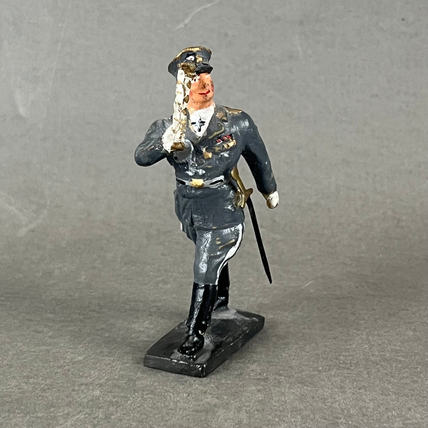 WW2 Tysk Lineol “Göring” Legetøjssoldat. Original.