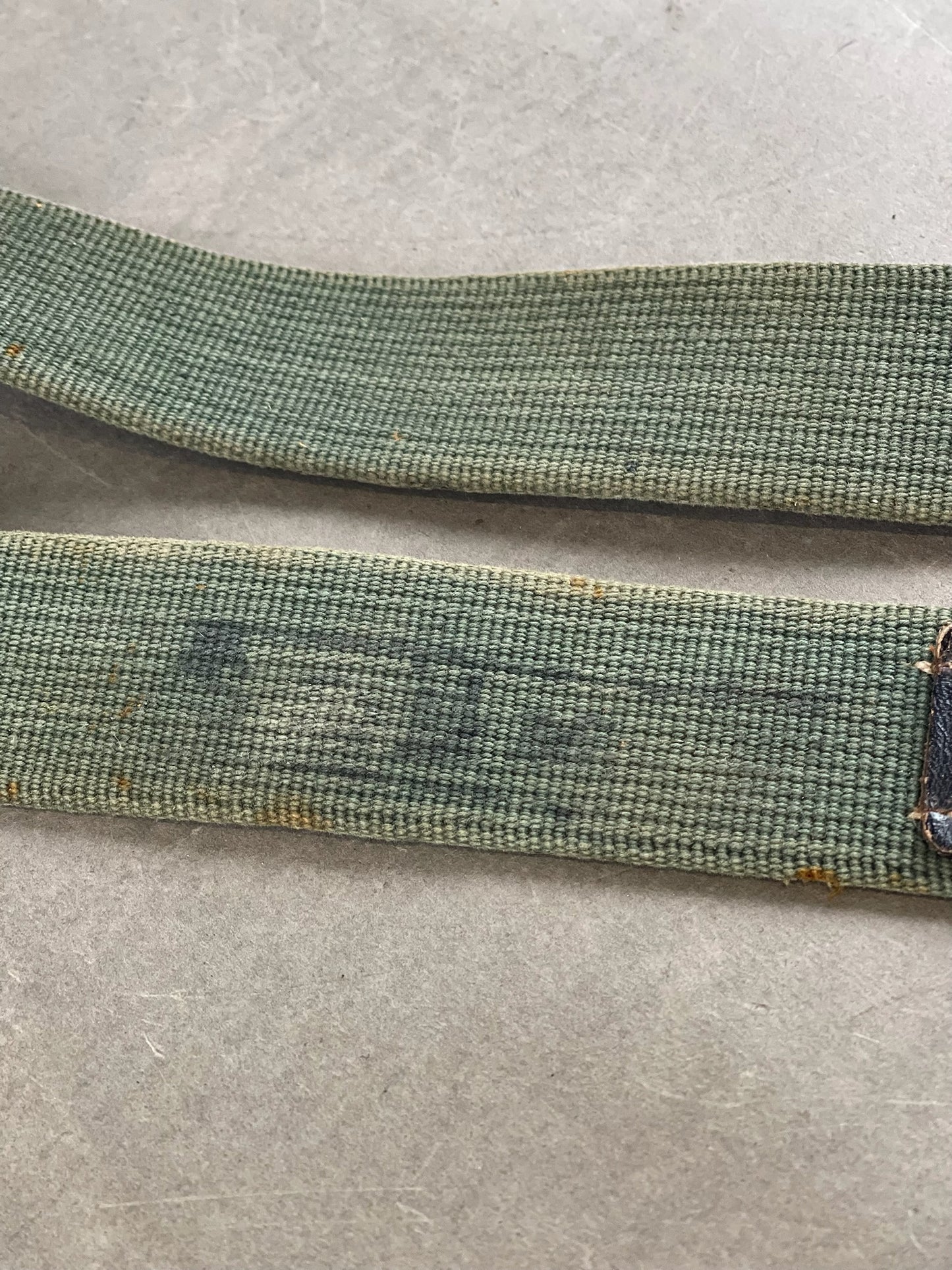 WW2 Tysk Sydfront Webbing Kampbælte. Efterkrigs.