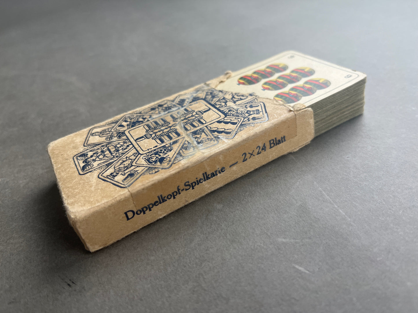 WW2 Tysk Heer Udleveret Spillekort. Original.