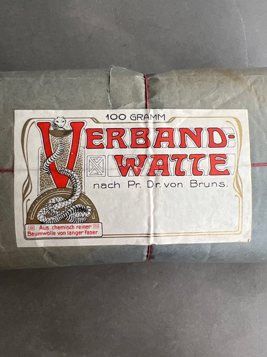 WW1/WW2 Tysk Stor Forbindingspakke (privat købt). Original.