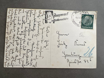 WW2 Tysk NSDAP Postkort. Original.