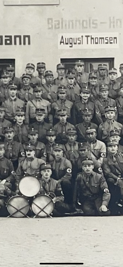 WW2 Tysk Stort SA Billede. Original.