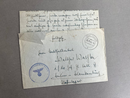 WW2 Tysk Kriegsmarine Feldpost. Original.