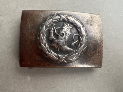 WW2 Finsk Bæltespænde. Også brugt af de danske Finlandsfrivillige. Original.