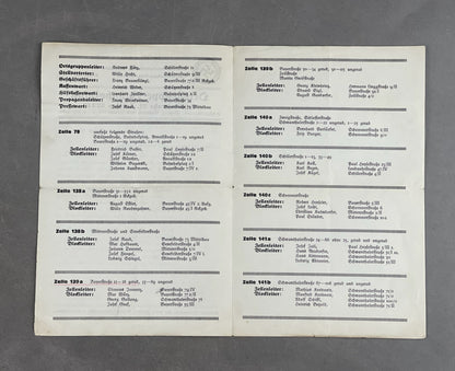 WW2 Tysk NSDAP Medlems hæfte/pjece. Original.