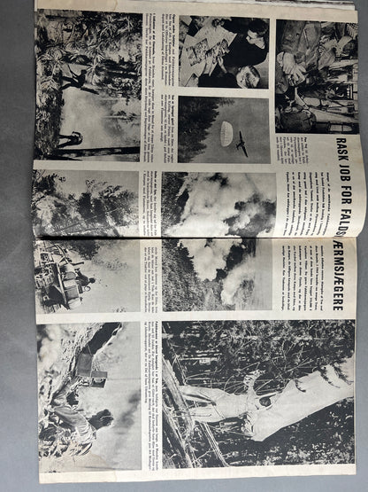 WW2 Dansk Billedbladet fra 1945 med Frits Clausen i Frøslev Lejren. Original.