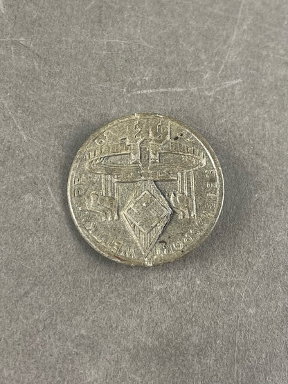 WW2 Tysk HJ Pap Tinnie fra 1936. Original.