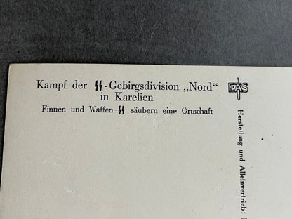 WW2 Tysk Waffen-SS Postkort. Original.