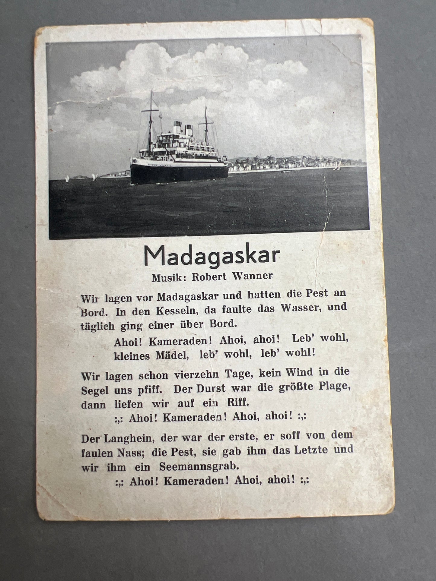 WW1 Tysk Postkort. Sendt til Aalborg. Original.
