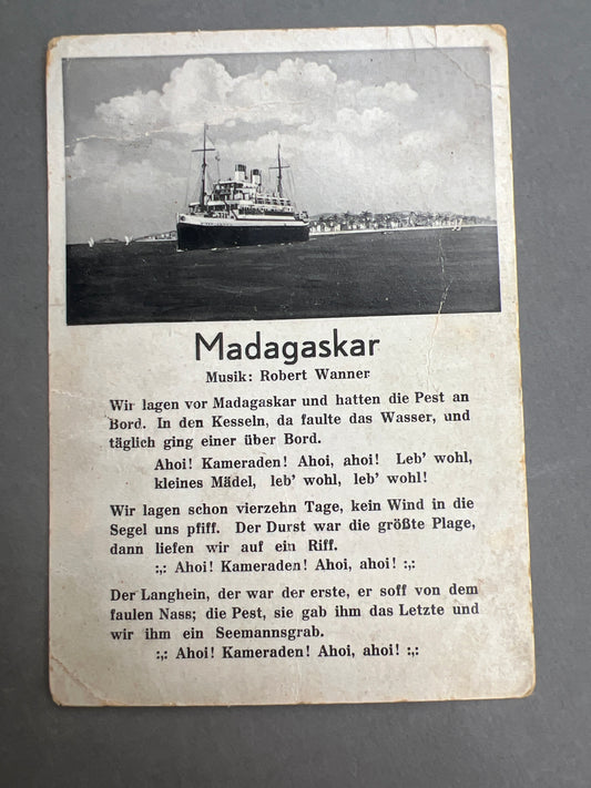 WW1 Tysk Postkort. Sendt til Aalborg. Original.