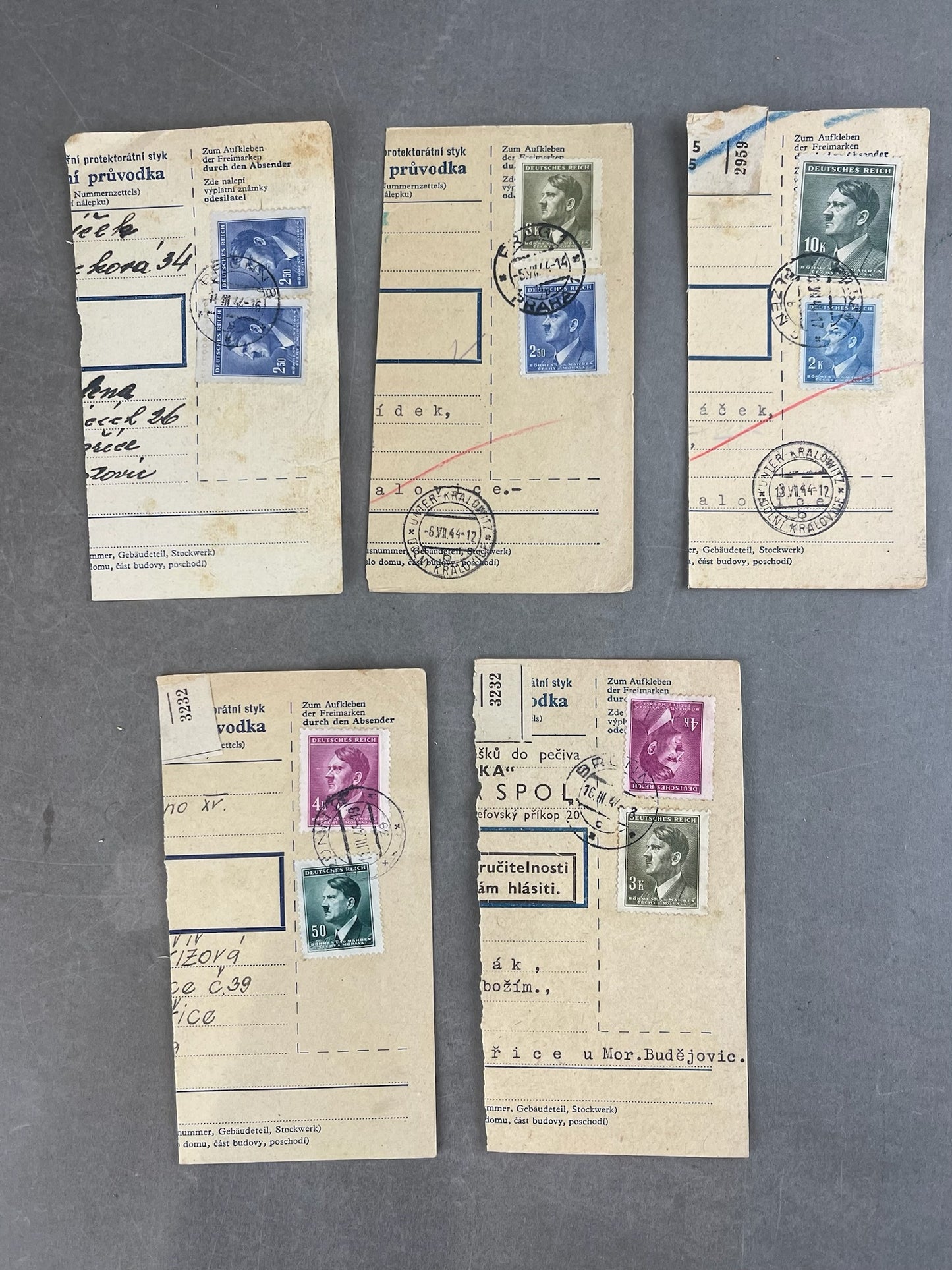 WW2 Tysk Frimærke Lot. Original.