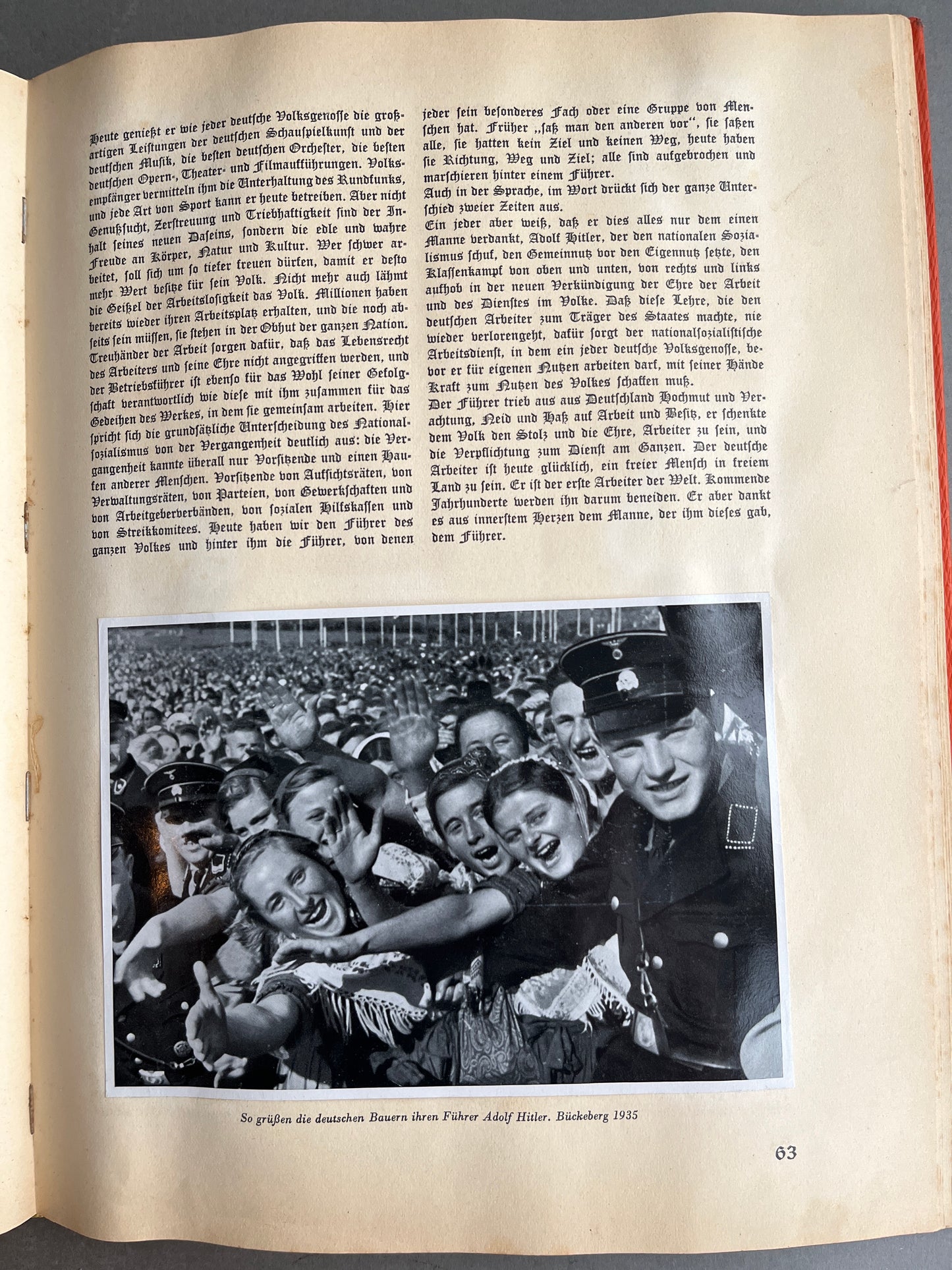 WW2 Tysk “Adolf Hitler” Cigaretten Album. Komplet med alle billeder! Original.