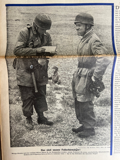 WW2 Tysk/Dansk "Kopenhagener Zeitung" Avis. Original. Original.