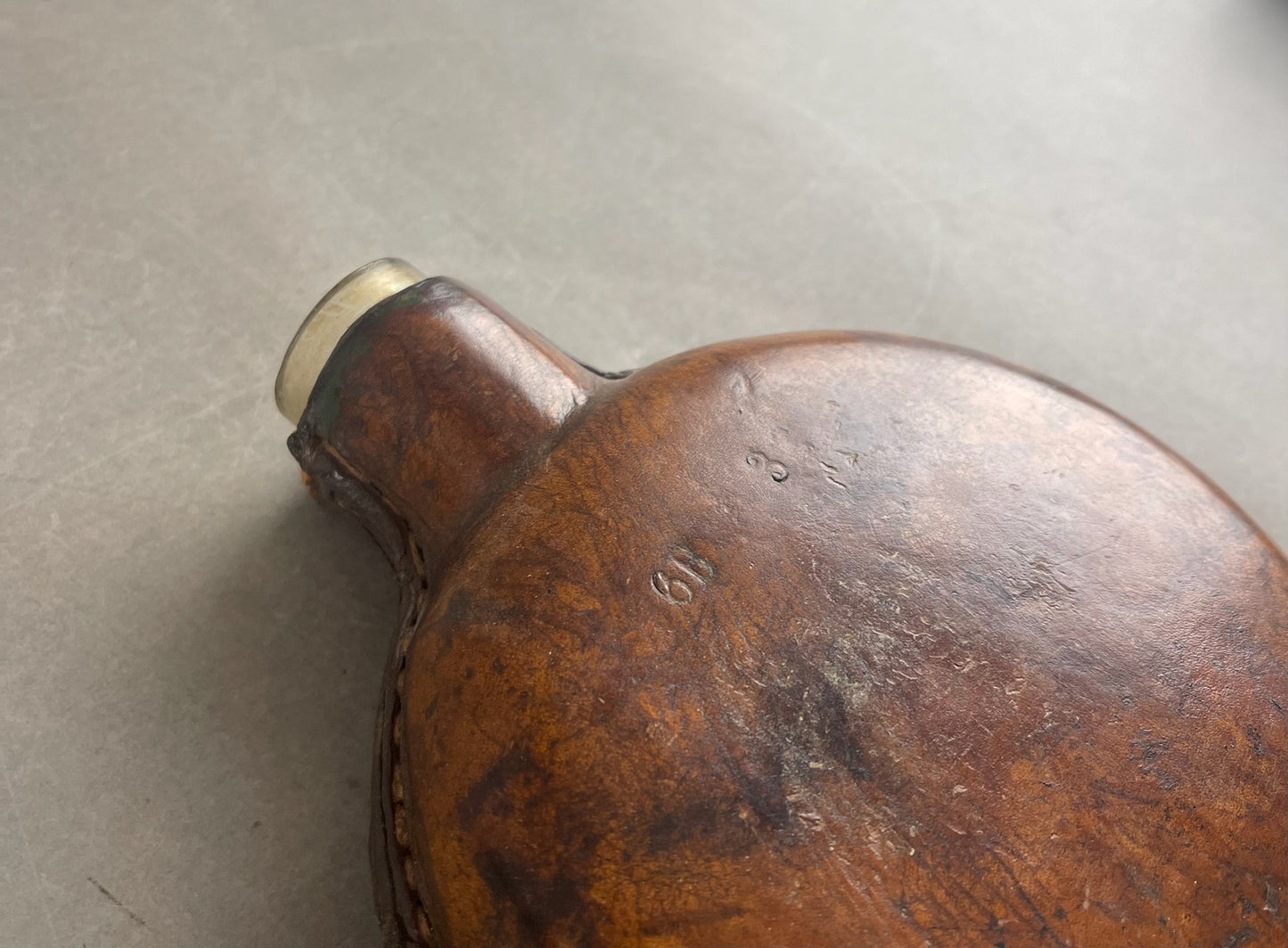 Ældre Dansk Militær Feltflaske M1870. Original.