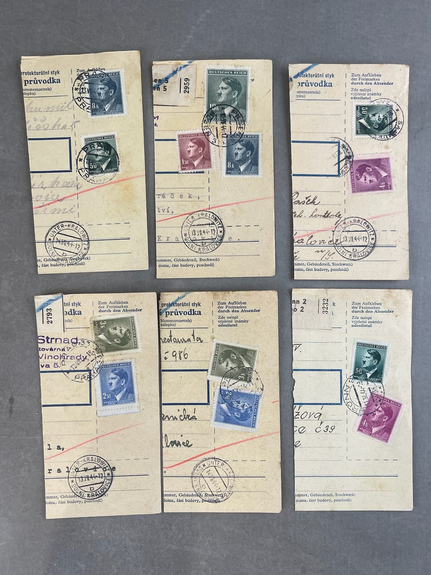 WW2 Tysk Frimærke Lot. Original.