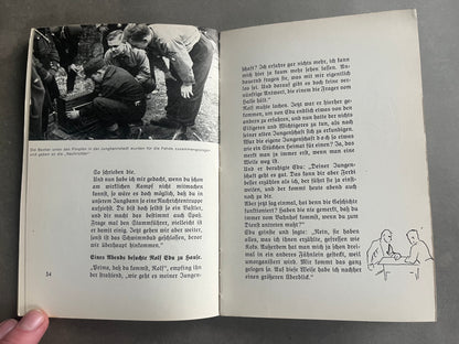 WW2 Tysk HJ Bog. Med Hilsen/Dedikation. Mange gode billeder. Original.