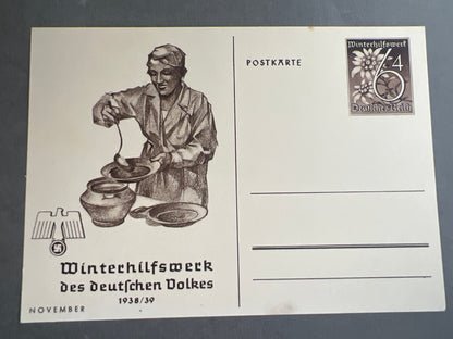 WW2 Tysk Postkort. Original.