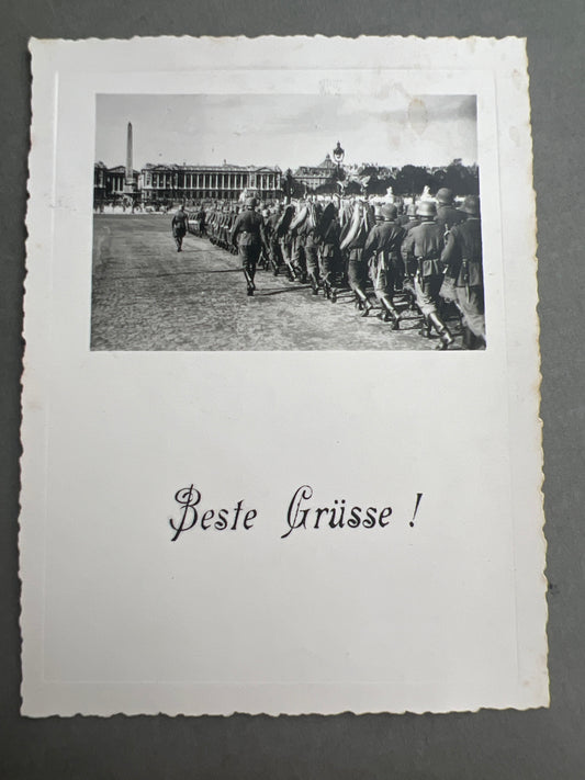 WW2 Tysk Foto-postkort. Original.