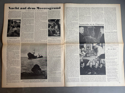 WW2 Tysk/Dansk "Kopenhagener Zeitung" Avis. Original. Original.