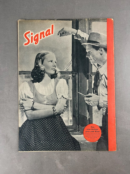 WW2 Tysk Signal Blad. Original.