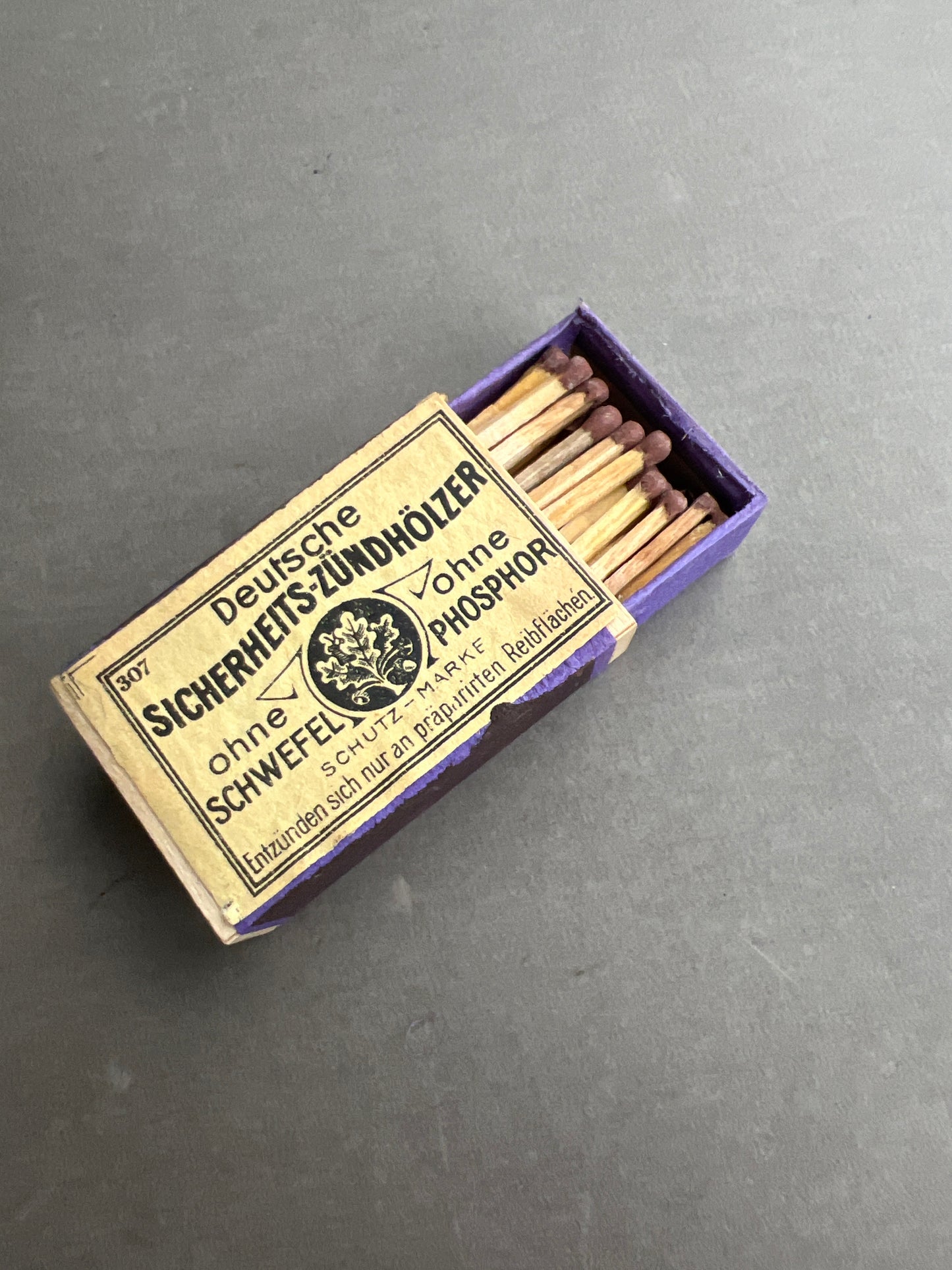 WW2 Tysk Wehrmacht Tændstikker. Original.