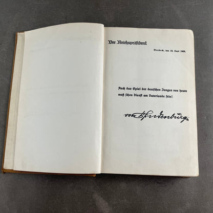 WW2 Tysk Tidlig HJ Instruktionsbog. Fra 1933. Sjælden. Original.