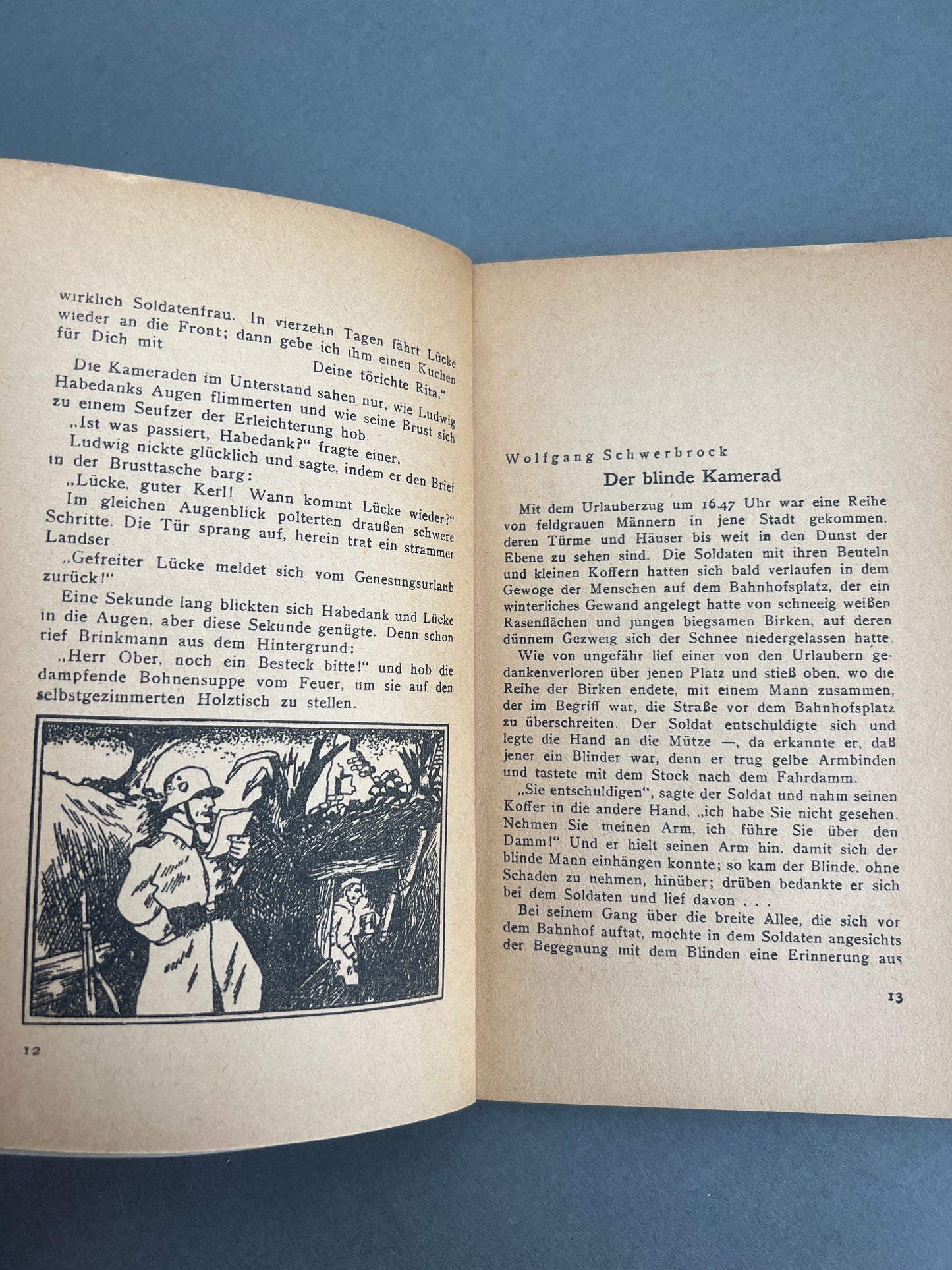 WW2 Tysk Wehrmacht/NSDAP Bog. Original.