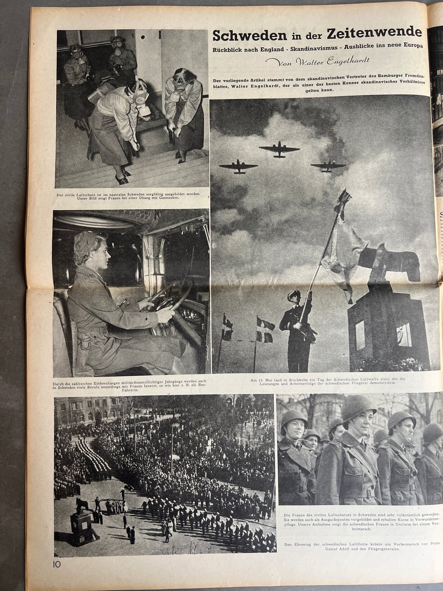 WW2 Tysk/Dansk "Kopenhagener Zeitung" Avis. Original. Original.