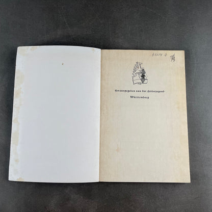 WW2 Tysk Tidlig HJ Sangbog. Sjælden. Original.