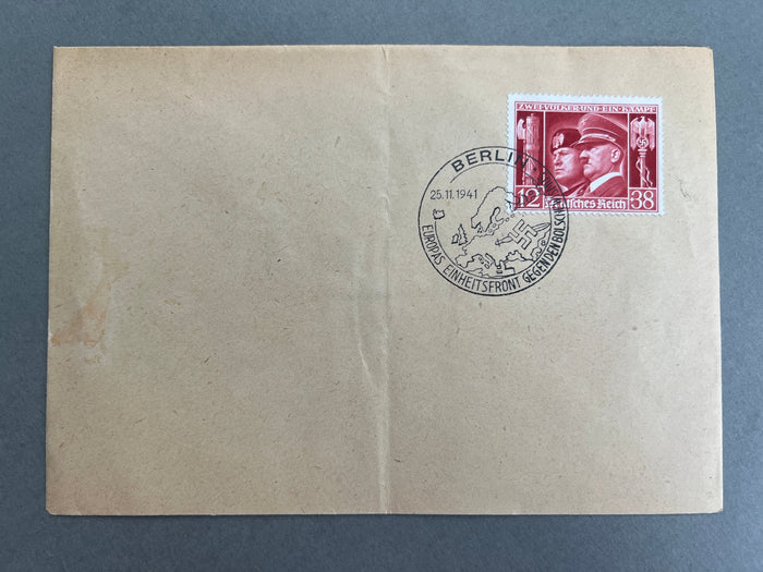 WW2 Tysk NSDAP/Mussolini Kuvert. Original.