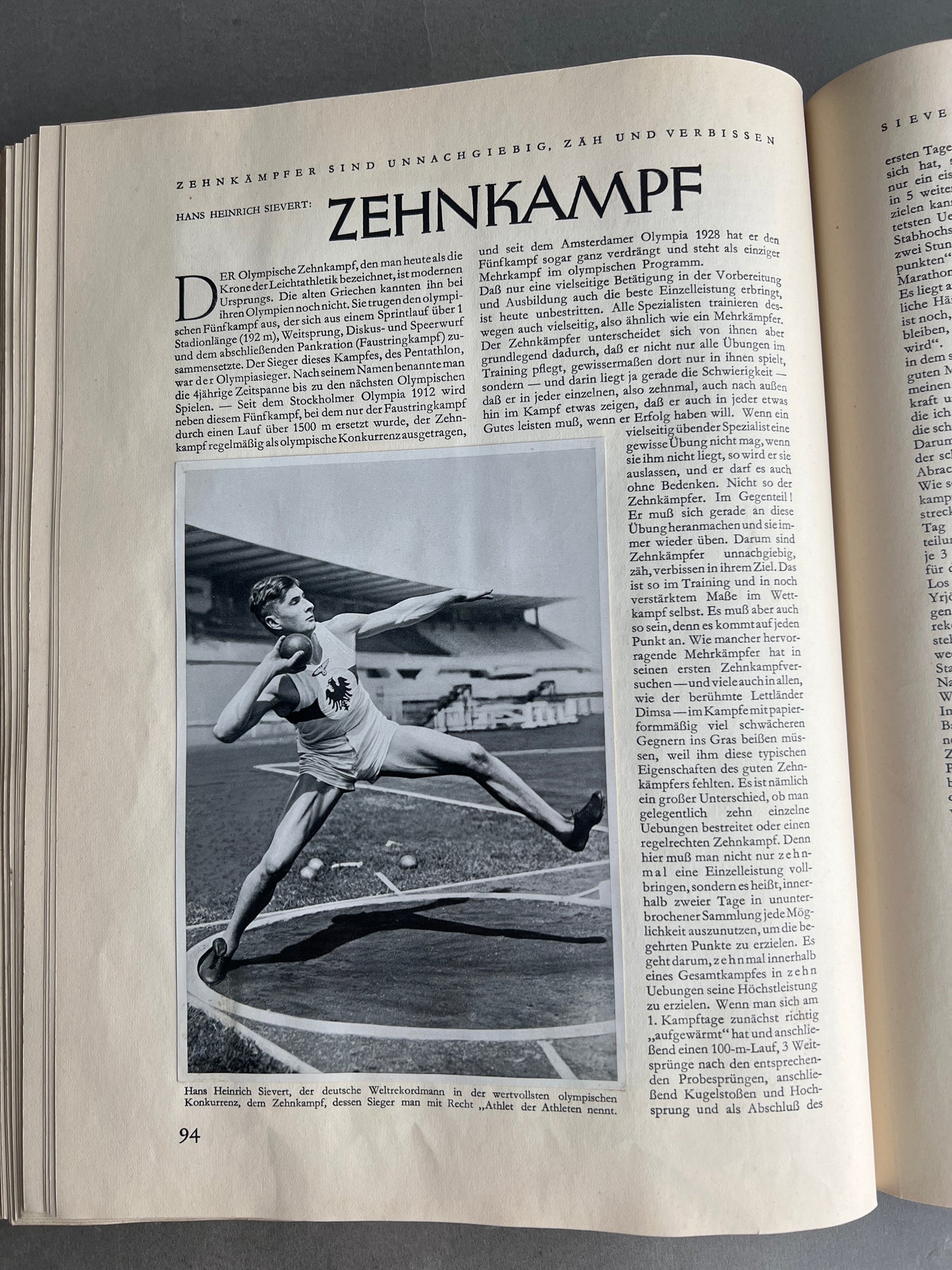 WW2 Tysk Olympiaden 1936 "Cigaretten album". Ikke komplet. Original.