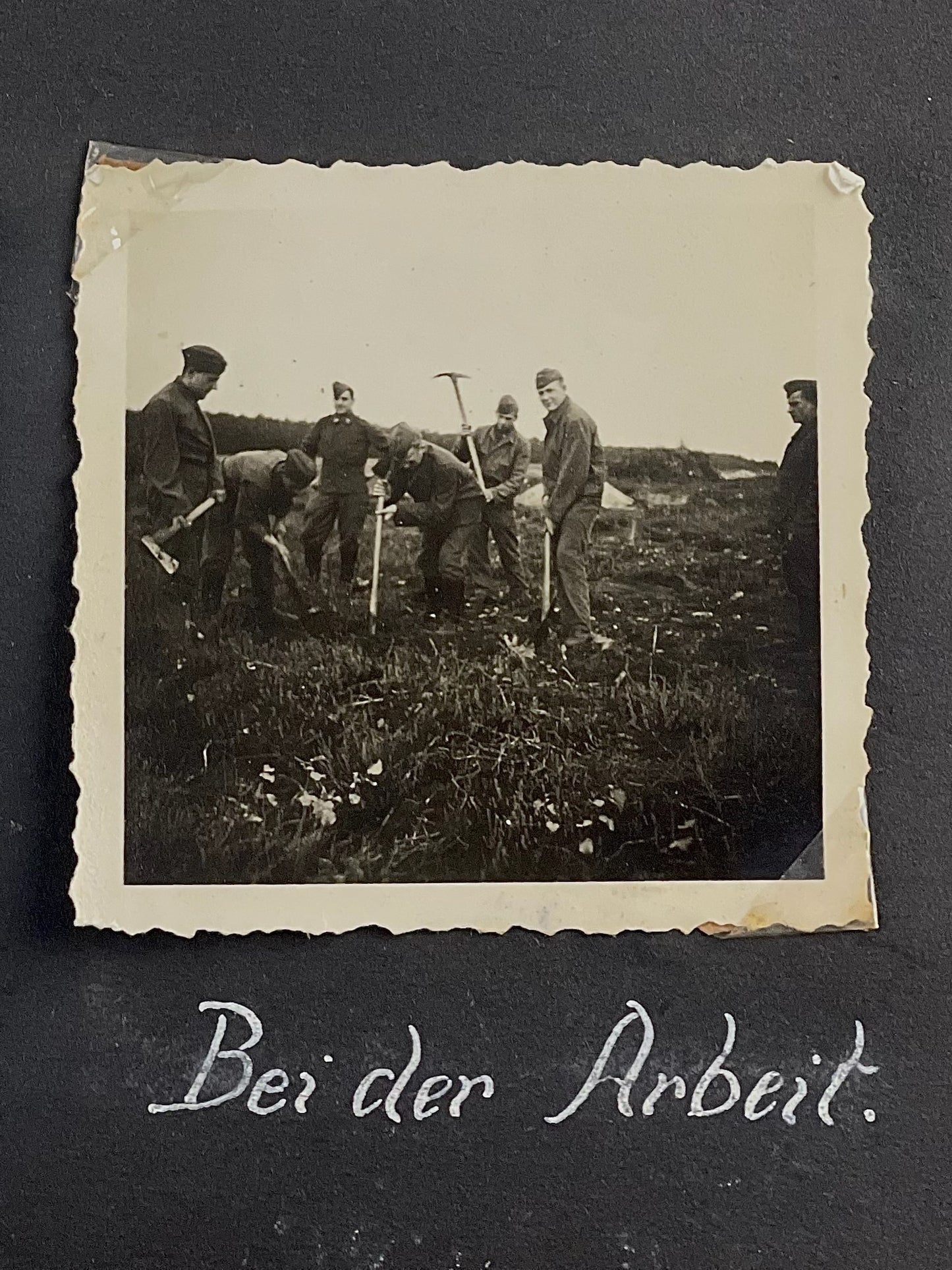 WW2 Tysk Wehrmacht Fotoalbum 1940'erne. MANGE(!) gode billeder fra felttoget i Frankrig. Original.