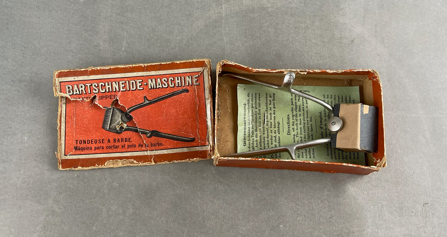 WW1/WW2 Tysk Barber-klipper. God til display. Original.