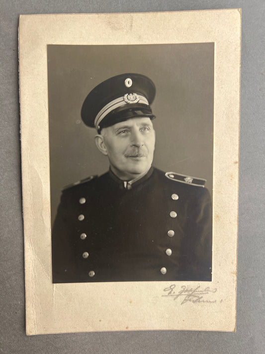 WW2 Dansk Politibetjent Foto. Original.