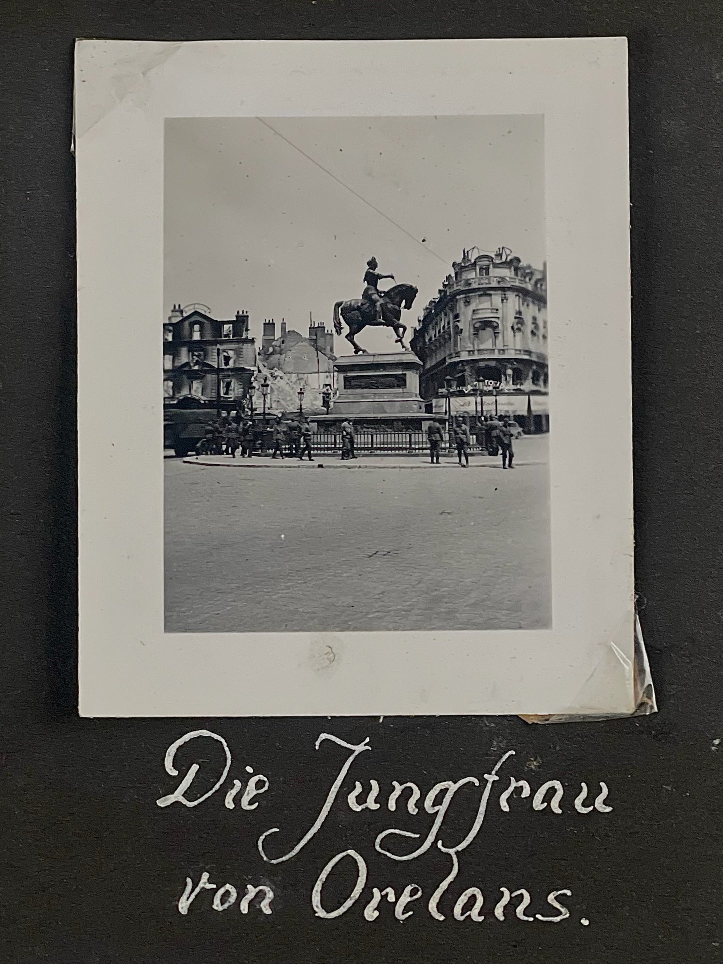 WW2 Tysk Wehrmacht Fotoalbum 1940'erne. MANGE(!) gode billeder fra felttoget i Frankrig. Original.