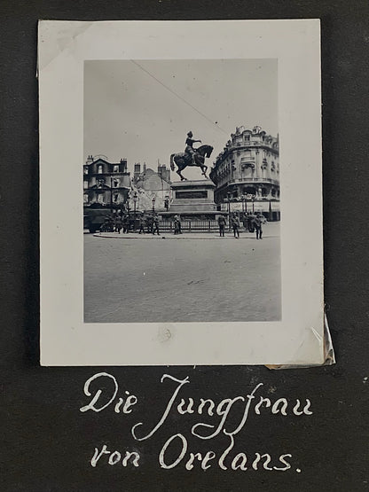 WW2 Tysk Wehrmacht Fotoalbum 1940'erne. MANGE(!) gode billeder fra felttoget i Frankrig. Original.