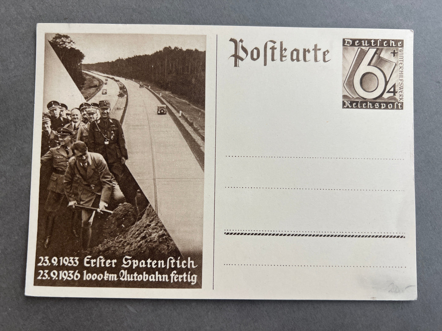 WW2 Tysk NSDAP Postkort. Original.