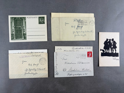 WW2 Tysk Postkort/Feldpost Lot. Original.