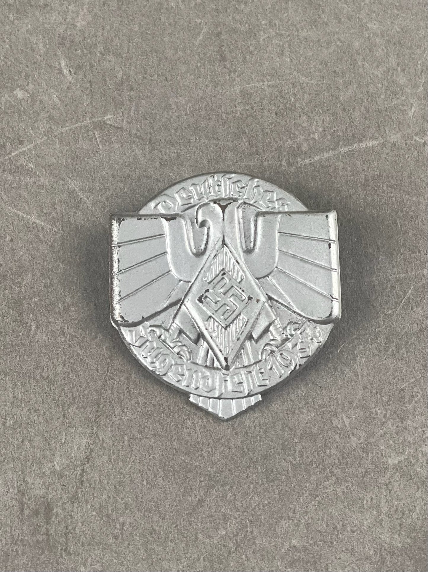 WW2 Tysk HJ Tinnie fra 1937. Original.