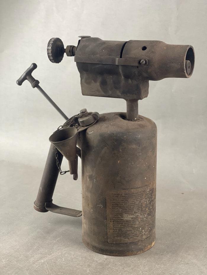 WW2 Tysk Heer "K5512" Heizlampe/Blæselampe. F.eks. brugt til opstart af panzer ved frost. Original.