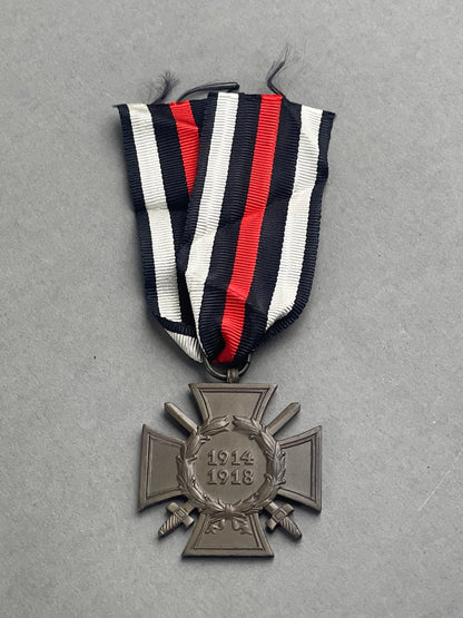 WW1/WW2 Tysk Frontkæmper Medalje. Original.