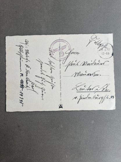 WW2 Tysk Kriegsmarine Feldpost. Original.