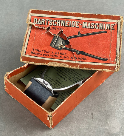 WW1/WW2 Tysk Barber-klipper. God til display. Original.